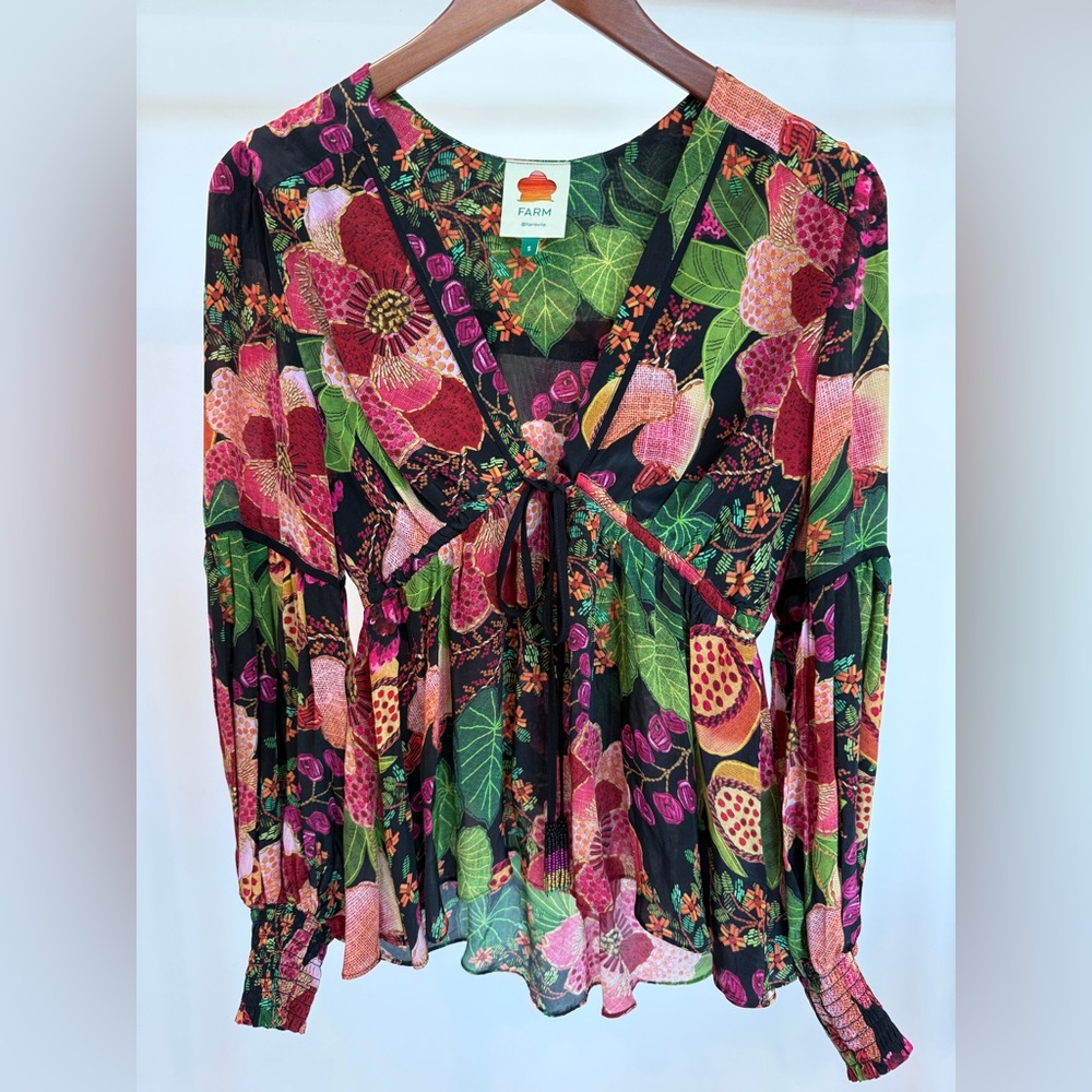 FARM Rio Multicolor Floral Blouse